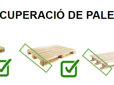 Aprofitament de palets no valoritzables